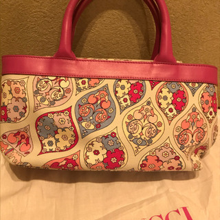 極美品 PUCCI ハンドバッグの画像