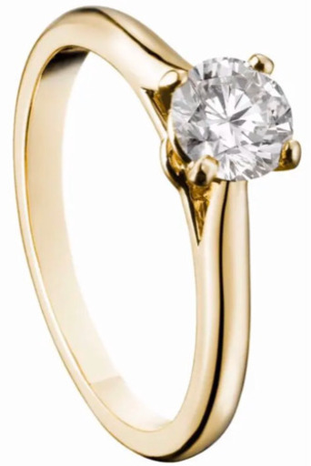 カルティエ ダイヤリング ソリテール ダイヤ0.4ct【新品未使用】
