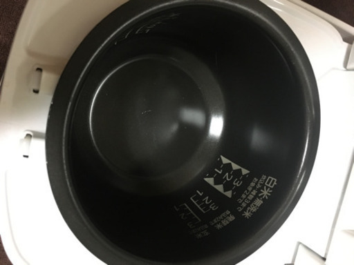 炊飯器 2015年製 IHジー 備長炭 炭炊釜 3.5合 三菱