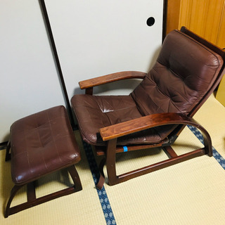 リクライニングソファ&オットマン