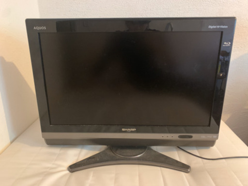 【終了】シャープ　ブルーレイ付きAQUOS26インチTV