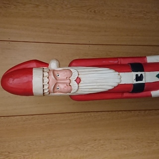 サンタさんの置物の画像