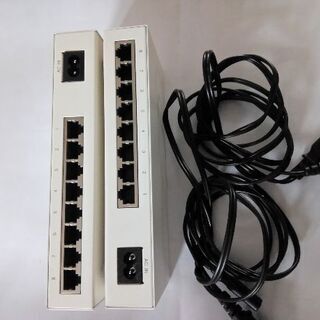 BUFFALO バッファロー  LSW-TX-8NS（C3） スイッチングハブ / Switching Hub  2台セットの画像
