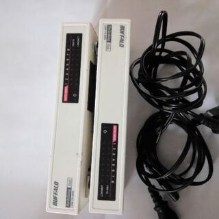 BUFFALO バッファロー  LSW-TX-8NS（C3） スイッチングハブ / Switching Hub  2台セットの画像