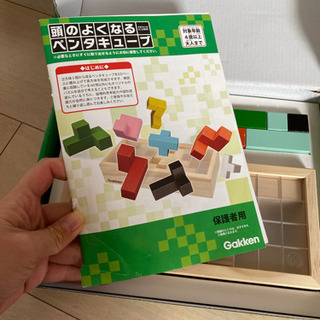 知育玩具  学研 頭のよくなるペンタキューブの画像