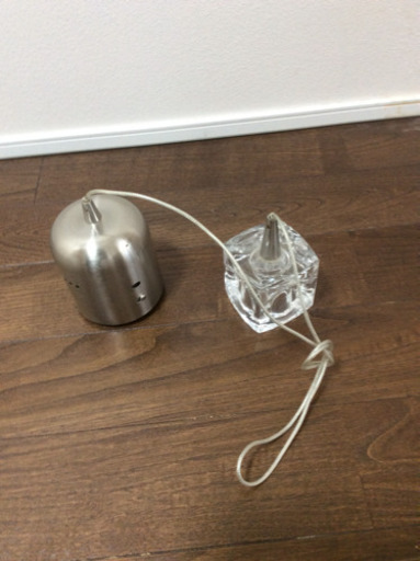フランフラン ガラス照明 ライト付き