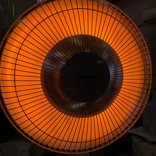 ✨無料✨テクノス パラボラ型ハロゲンヒーター PH-290✨😚✨2秒即暖！✨800W✨2011年製・動作確認済の画像