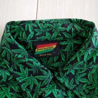 ☆値下げ☆ジャマイカンスタイルシャツ未使用品　９０年代　超レアの画像