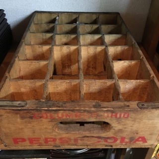 PEPSI木箱 BOOKERS木箱の画像