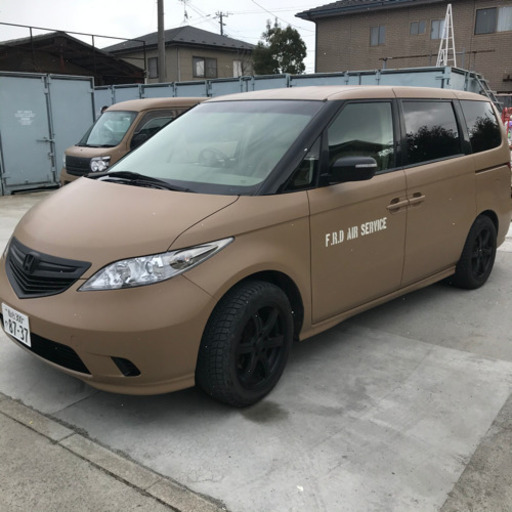 ホンダ　エリシオン　令和6年8月まで車検あり。重量税、リサイクル費用込み！ 宮城県仙台市❗️ホンダ エリシオン 平成16年 デザートカラー 本革電動