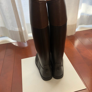 レディース長靴 シンプルデザインの画像