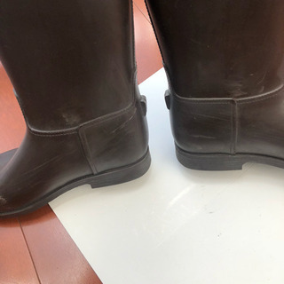 レディース長靴 シンプルデザインの画像