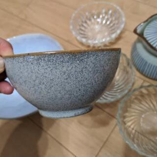 和食器、ガラスボール、急須まとめての画像