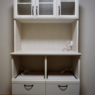 B-company 食器棚 美品】【人気色ホワイト】【定価6万円】 B-COMPANY ビーカンパニー