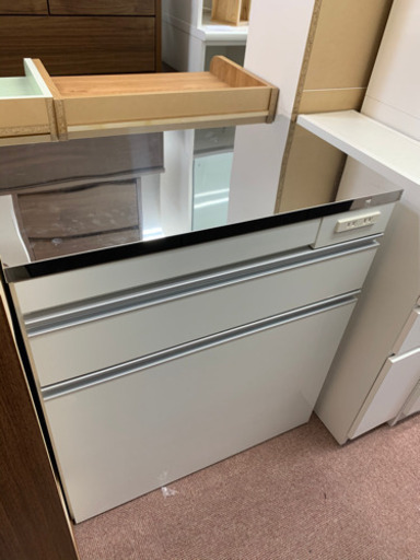 ◆新品未使用　永野家具大量入荷しました！スライド式ステンレスキッチン台　ダストボックス