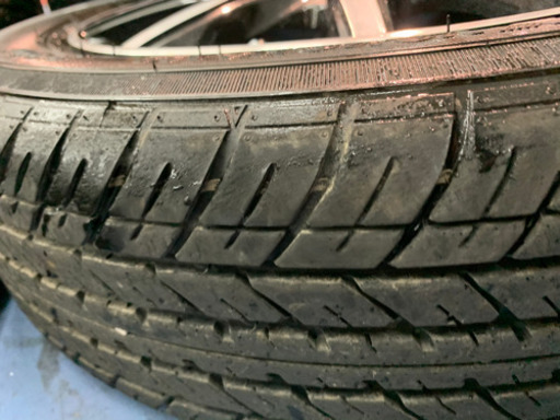 軽用155／65／14タイヤアルミ4本セット使用僅か美品