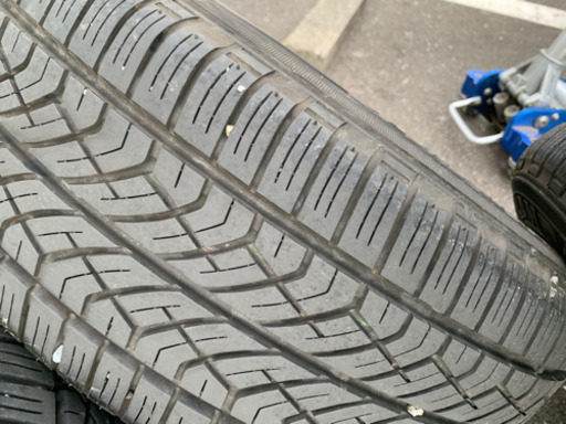 ウェッズレオニス225/55/17タイヤアルミ4本セットバリ溝