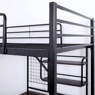 ニトリで購入したロフトベッド（黒）の画像