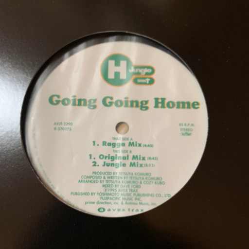 【ヴィニル】H JUNGLE WITH T「GOING GOING 」【レコード】