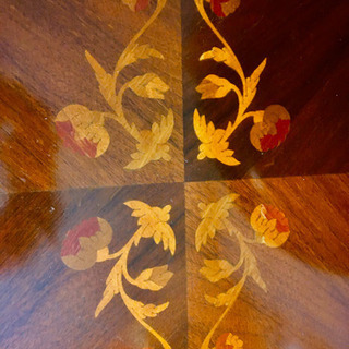 アンティーク風猫足センターテーブルの画像