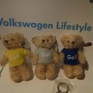 レア フォルクスワーゲンマイスターとGolfを着たミニベア ボー...