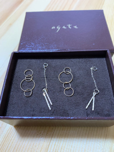 アガット　ピアス　チャーム
