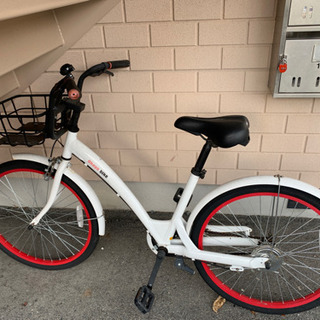 自転車　パンクしてます。スタンドがないです。