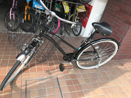 ★美品★27インチ　オシャレな軽快車　ブラック