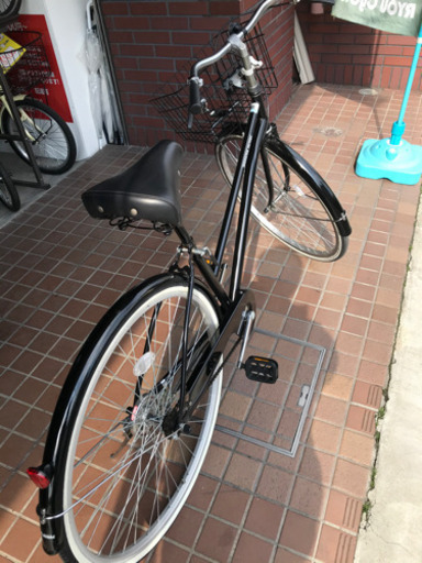 ★美品★27インチ　オシャレな軽快車　ブラック　