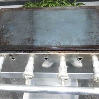 ☆在庫処分☆引き取り限定/4連LPガス/プロパンガス用 鉄板焼き...