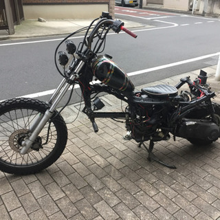 激安で譲ります！フュージョン ビクスク チョッパー スティード ドラスタ SR TW バルカン MADカスタムの画像