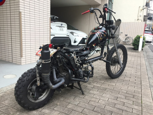 激安で譲ります！フュージョン ビクスク チョッパー スティード ドラスタ SR TW バルカン MADカスタム