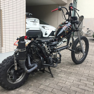 激安で譲ります！フュージョン ビクスク チョッパー スティード ドラスタ SR TW バルカン MADカスタムの画像