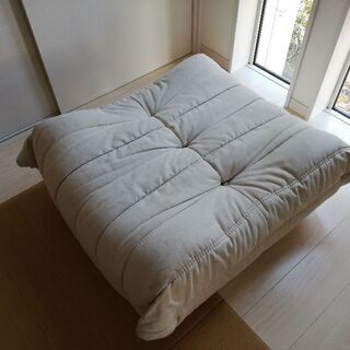 ★リーンロゼ　トーゴ　オットマン★汚れありの画像