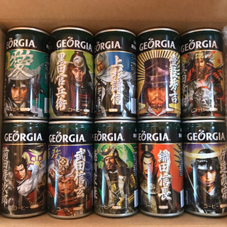 【終了しました】戦国武将缶コーヒー