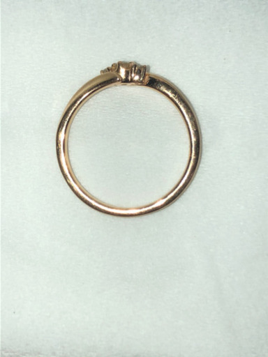 4°C リング　イエローゴールド