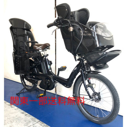 ヤマハ　パスキッスミニ　20インチ ３人乗り 8.7ah 電動自転車　電動アシスト