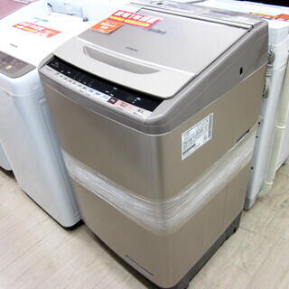 安心の1年保証付！2017年製 10.0kg HITACHI(日立)「BW-KSV100B」全自動洗濯機です！