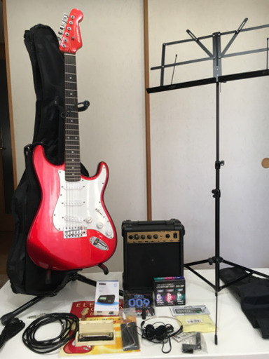 美品　エレキギター、アンプ一式　未使用品