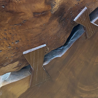 衝立　一枚板　パーテーション　間仕切り　玄関　銘木の画像