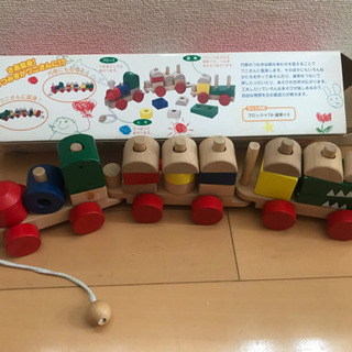 ワニさんの汽車つみき