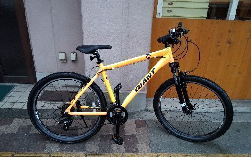 Giant 自転車 GIANT snap 26吋MTB aluxxアルミ/21speed/Fサス/オレンジ