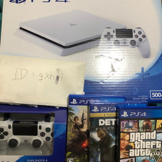 ps4 ＋　純正コントローラー　＋人気ソフト3本　
