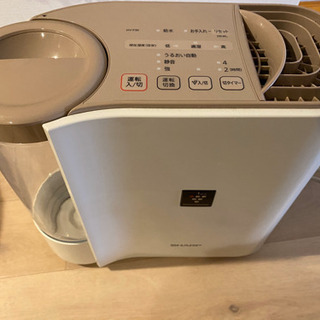 シャープ　気化式加湿器　