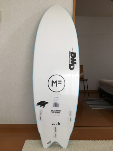 【新品　未使用】ミックファニングソフトボード5,4  DHD THE TWIN FCSII※決まりました！