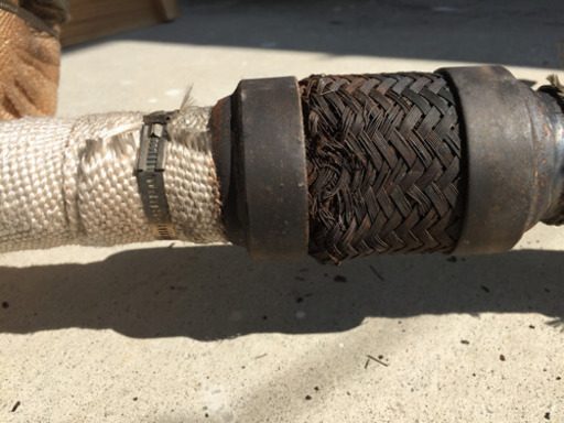 BE5レガシィ 社外エキマニ