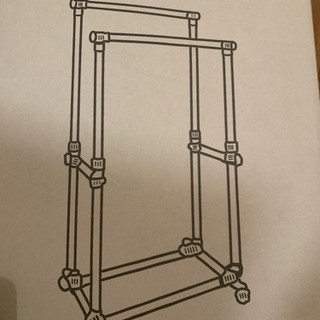 IKEAハンガーラックの画像