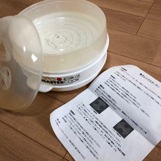 【新品未使用】電子レンジスチーマーと電子レンジ1合炊きの画像