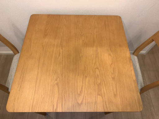 【値引しました】ダイニングテーブルと椅子×2 セット