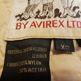 最終値下げ‼️稀少❗AVIREX80'sヴィンテージスタジアム革ジャンの画像